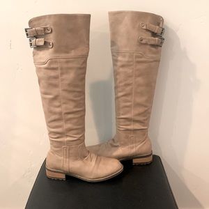 Over the knee equestrian boots